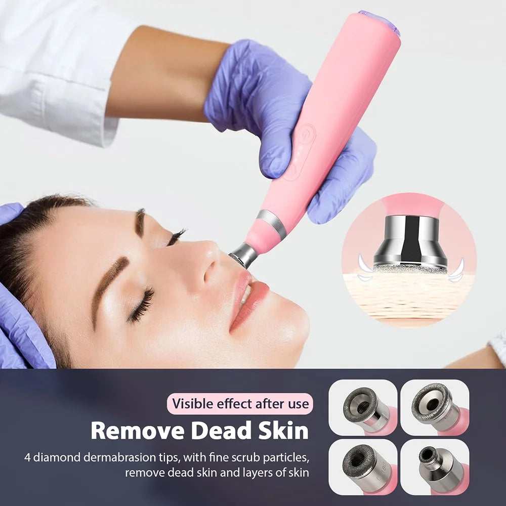2-In-1 Diamond Microdermabrasion Dermabrasion Machine Water Spray Exfoliation Beauty Machine Facial Peeling Device