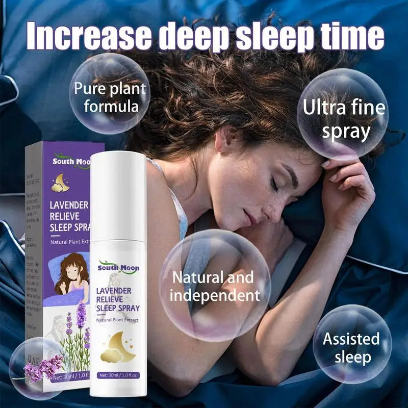 Lavender Sleep Spray 30Ml Lavender Pillow Mist Sleep Spray Sleep Spray Helps You Get the Sleep You Need and Wake up Feeling