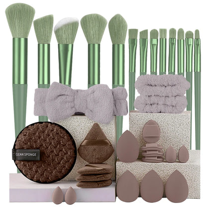 Makeup Brushes Set 13/33Pcs Soft Professional Makeup Brush Kit Face Cosmetics Eyeshadow Foundation Powder Blending Beauty Tools