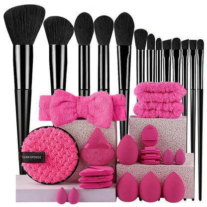 Makeup Brushes Set 13/33Pcs Soft Professional Makeup Brush Kit Face Cosmetics Eyeshadow Foundation Powder Blending Beauty Tools
