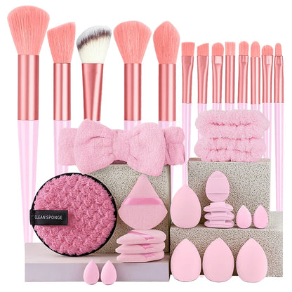 Makeup Brushes Set 13/33Pcs Soft Professional Makeup Brush Kit Face Cosmetics Eyeshadow Foundation Powder Blending Beauty Tools