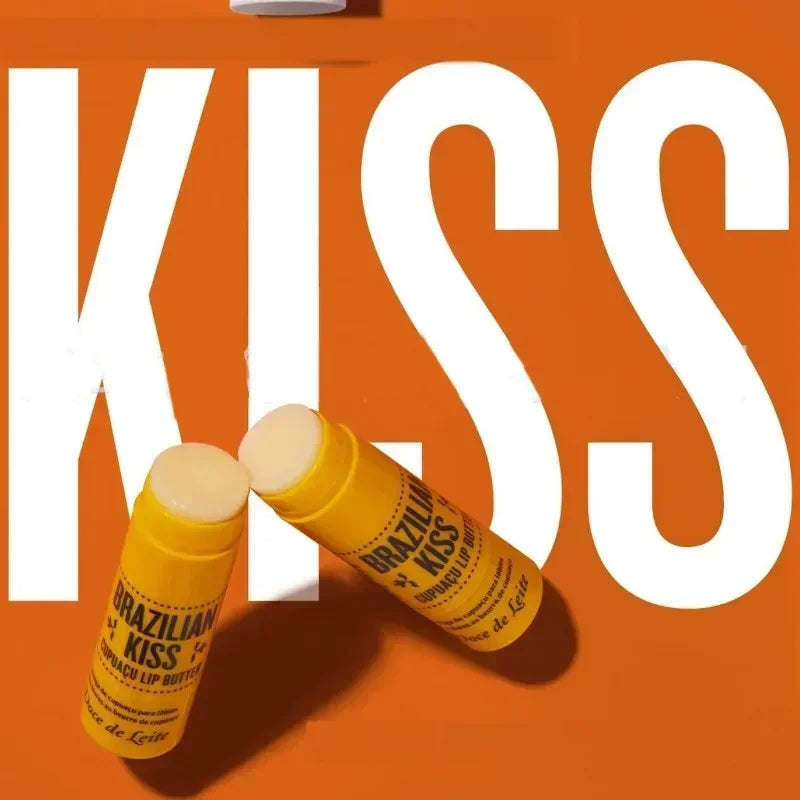 Lip Balm Brazil Kiss Lip Gloss Long Lasting Moisturize Lipstick anti Drying Reducing Lip Lines Deep Nourishing Lip Care Makeup
