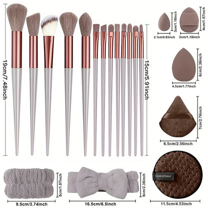 Makeup Brushes Set 13/33Pcs Soft Professional Makeup Brush Kit Face Cosmetics Eyeshadow Foundation Powder Blending Beauty Tools