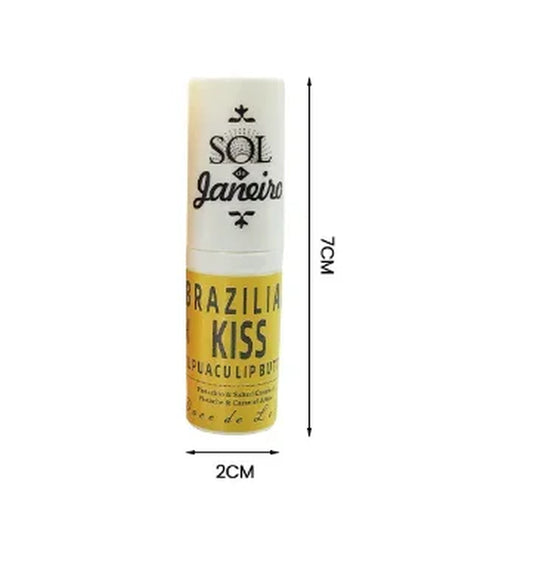 Lip Balm Brazil Kiss Lip Gloss Long Lasting Moisturize Lipstick anti Drying Reducing Lip Lines Deep Nourishing Lip Care Makeup